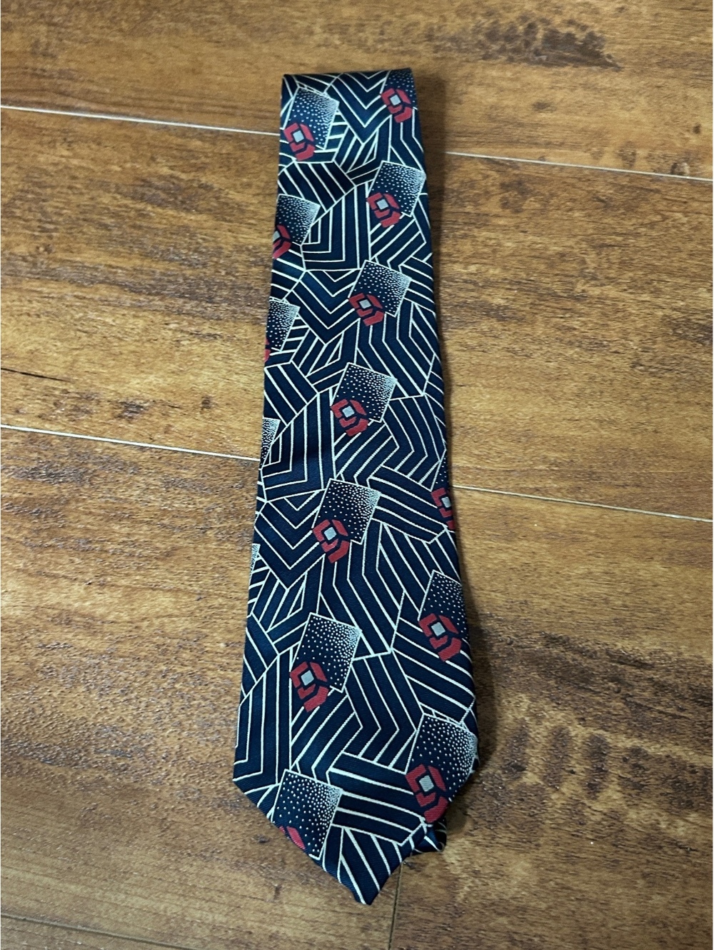 Handmade All Silk Milano Geometric Pattern Tie